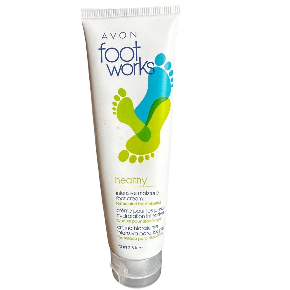 Avon Foot Works Healthy Maximum Strength Cracked Heel Cream 1.7 FL OZ New - Picture 2 of 3